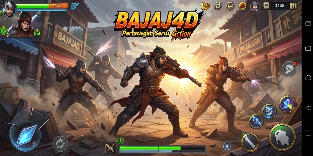 Screenshot aksi seru pemain di BAJAJ4D dengan musuh yang tangguh.