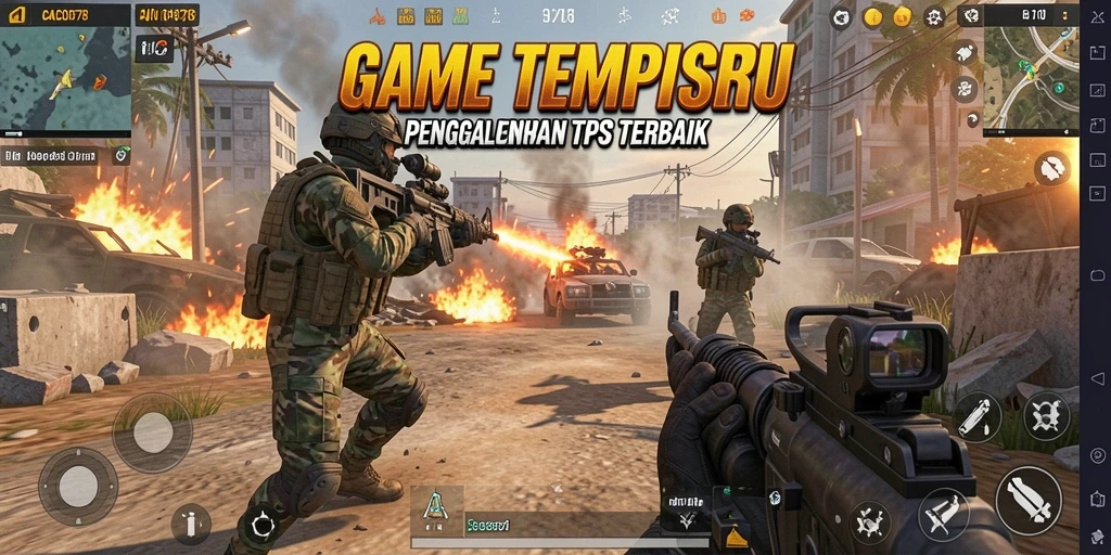 Tampilan aksi seru dalam permainan TPS CACOR78.