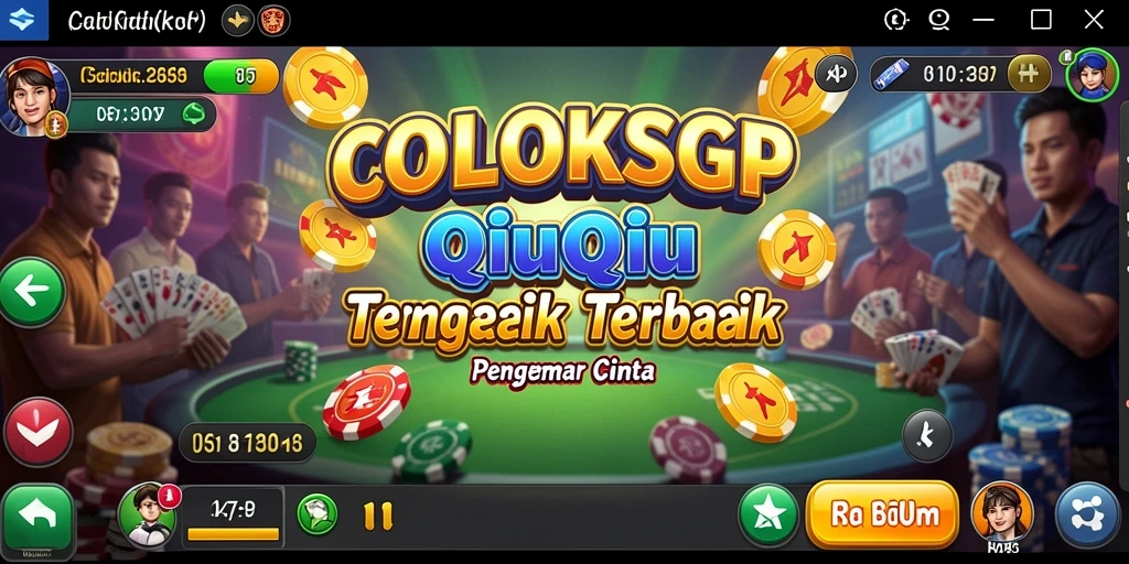 Tampilan gameplay QiuQiu yang seru dan menarik di COLOKSGP.
