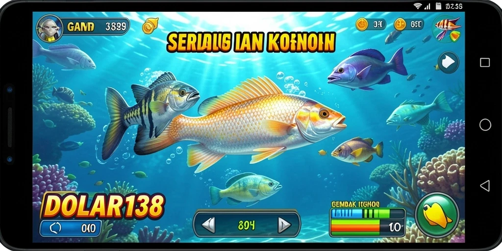 Gameplay DOLAR138 menampilkan serunya menangkap ikan dalam aksi.