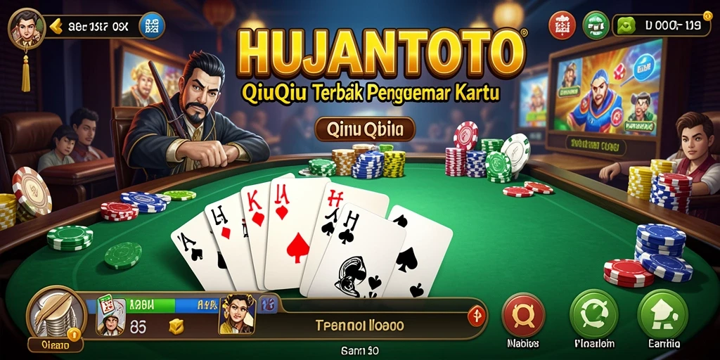 Tampilan gameplay seru dari HUJANTOTO yang menantang.