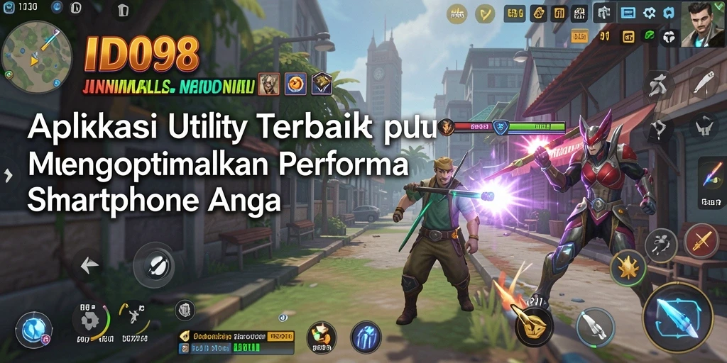 Screenshot ID098 menunjukkan antarmuka pengguna aplikasi Utility yang sederhana dan fungsional.