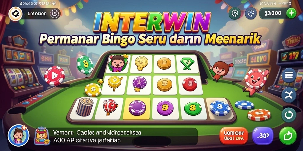 Screenshot INTERWIN menunjukkan keseruan gameplay Bingo yang menarik.