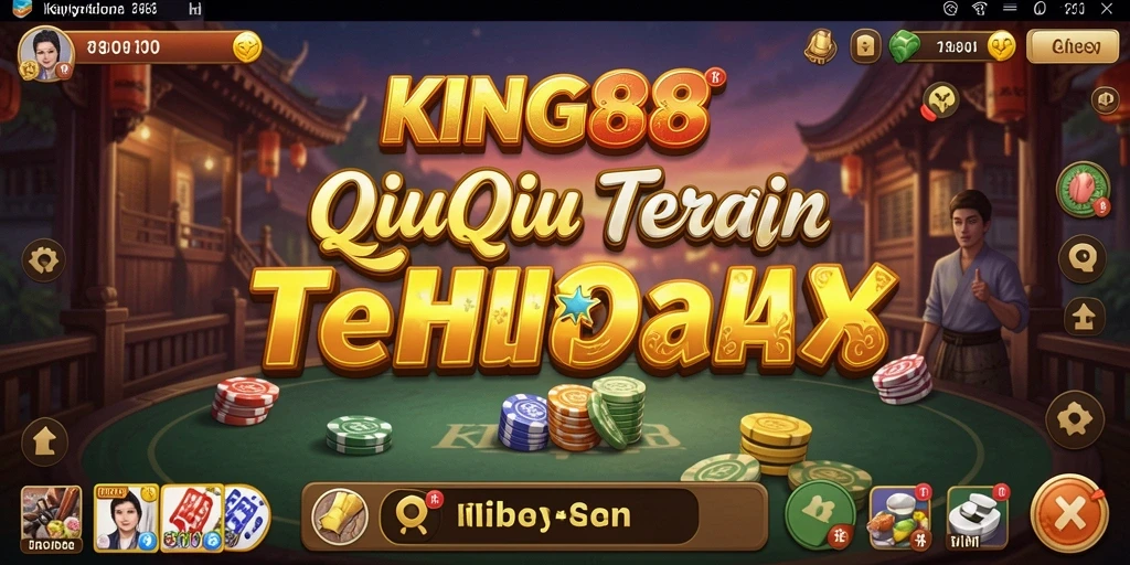 Screenshot KING88 menampilkan gameplay QiuQiu yang seru.