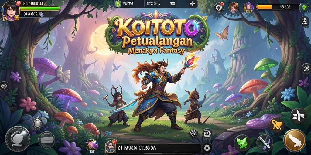Screenshot gameplay KOITOTO yang penuh aksi dan petualangan.