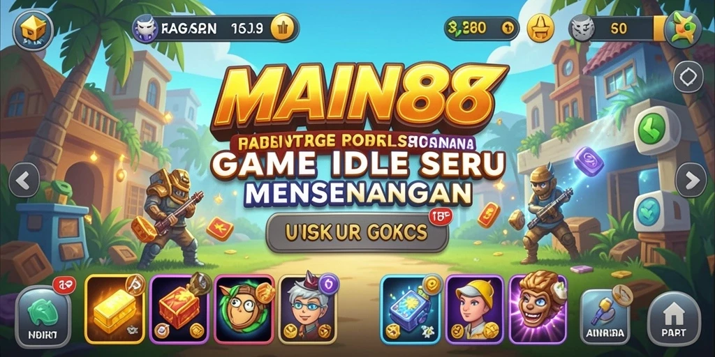 Screenshot gameplay MAIN88 menampilkan aksi dan karakter menarik dari game Idle.