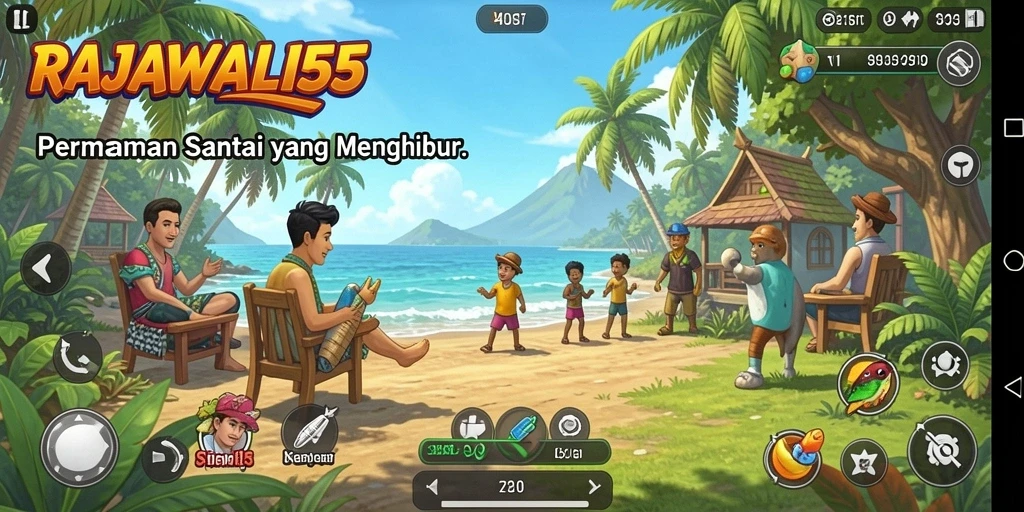 Tampilan gameplay RAJAWALI55 yang menyenangkan dan interaktif.