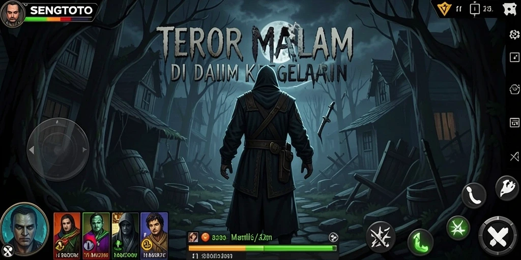 Gameplay menegangkan di dunia kegelapan penuh kengerian.