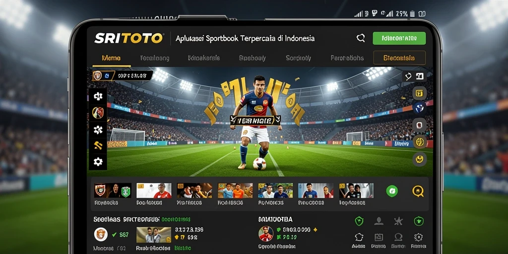 Tampilan screenshot SRITOTO dengan gameplay Sportsbook yang menarik.