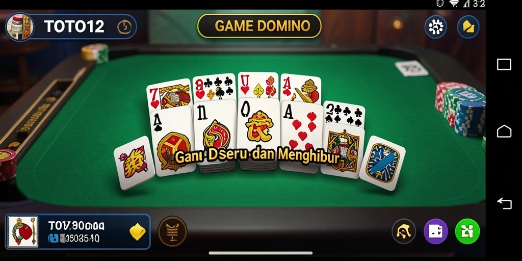 Tampilan gameplay TOTO12 yang seru dan interaktif.