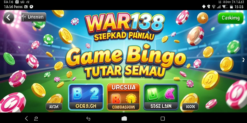 Tampilan grafis menarik dari gameplay Bingo WAR138.